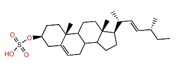 (22E,24S)-24-Methyl-27-norcholesta-5,22-dien-3b-ol 3-sulfate
